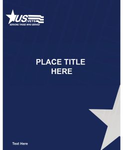 U.S.Vets Report Cover template